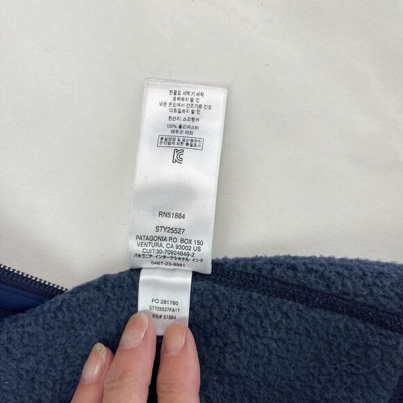 Patagonia Jacket Mens XL Blue Better Sweater Fleece Full Zip Gorpcore Outdoor - Picture 12 of 14